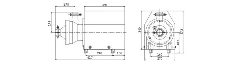 2.2Kw-10T-24m 回程泵(自吸泵) Return pump(self-priming pump)