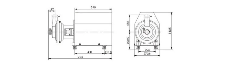 11/15Kw-40T/50T-32m 回程泵(自吸泵) Return pump(self-priming pump)